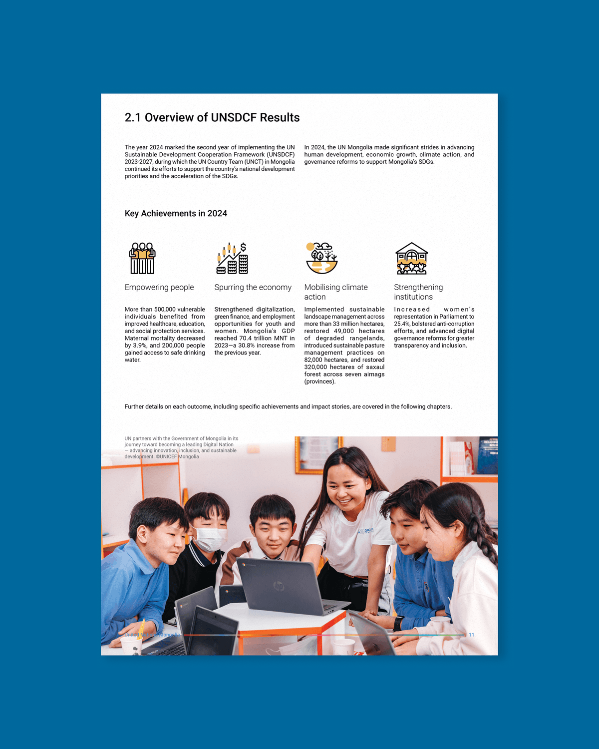 UN Mongolia Annual Results Report 2024, image 3