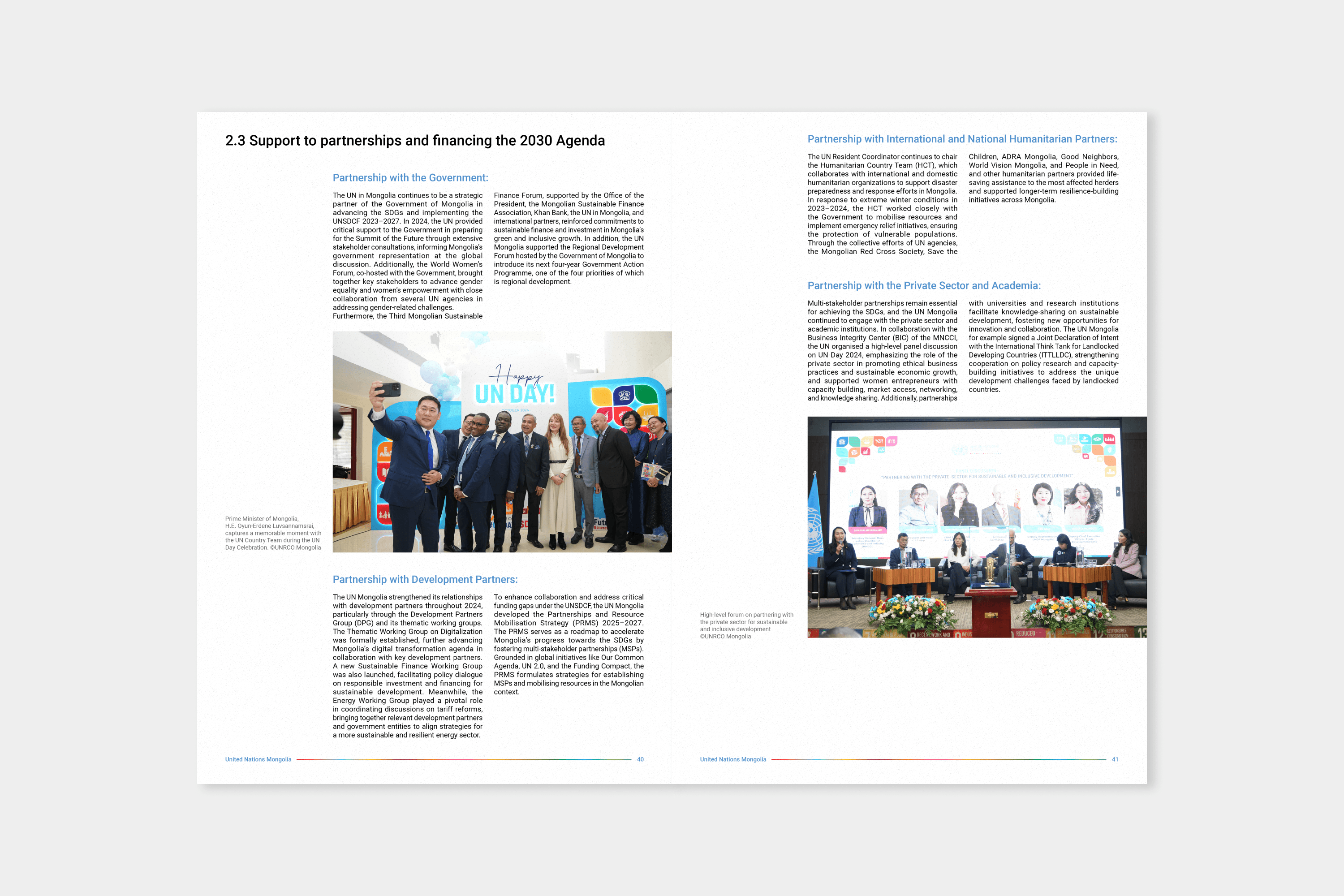 UN Mongolia Annual Results Report 2024, image 11