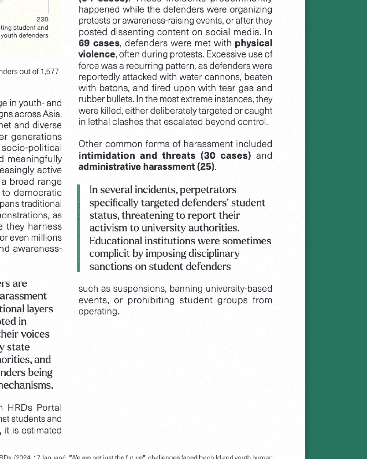 FORUM-ASIA Defending in Numbers 2023-2024 Report , image 4